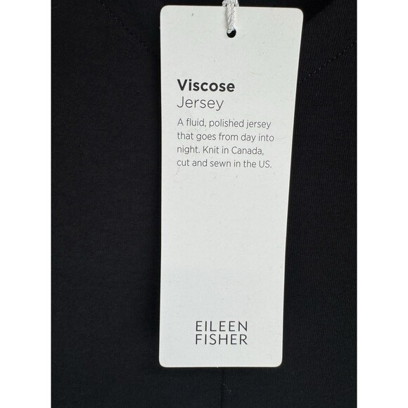 Eileen Fisher $198 Viscose Jersey V-Neck Flare Dress Size: XL - Picture 6 of 8